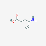 Structure of ()-4-aminohex-5-enoic acid