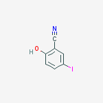 Structure of 2-HYDROXY-5-IODO-BENZONITRILE