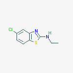 Structure of 2-BENZOTHIAZOLAMINE,5-CHLORO-N-ETHYL-