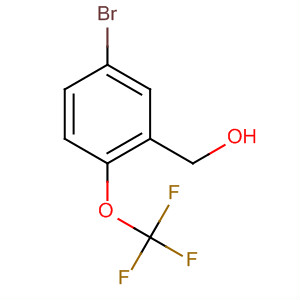 Structure of Benzenemethanol, 5-bromo-2-(trifluoromethoxy)-