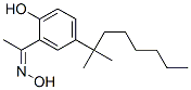 Structure of 1-(2-hydroxy-5-tert-nonylphenyl)ethan-1-one oxime