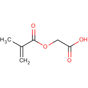 Structure of 2-Propenoic acid, 2-methyl-, carboxymethyl ester