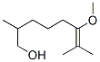 Structure of 6-methoxy-2,7-dimethyloct-6-en-1-ol