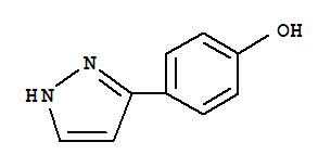 Structure of Phenol,4-(1H-pyrazol-3-yl)-