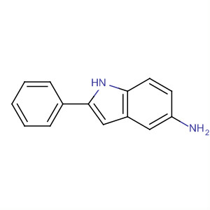 Structure of 1H-Indol-5-amine, 2-phenyl-