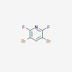 Structure of 3,5-dibromo-2,6-difluoro-pyridine