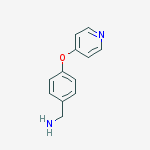 Structure of BENZENEMETHANAMINE, 4-(4-PYRIDINYLOXY)-