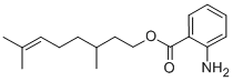 Structure of CITRONELLYL ANTHRANILATE