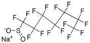 Structure of sodium 1,1,2,2,3,3,4,4,5,5,6,6,7,7,7-pentadecafluoroheptane-1-sulphinate