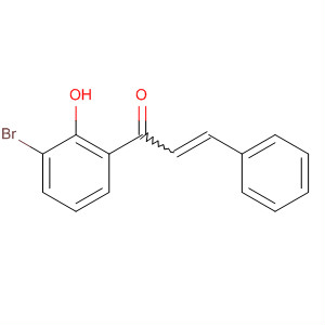 Structure of 2-Propen-1-one, 1-(3-bromo-2-hydroxyphenyl)-3-phenyl-