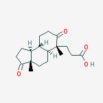4-Nor-3,5-seco-5,17-dioxoandrostan-3-oic Acid结构式