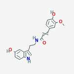 Structure of 5-Hydroxy-N-feruloyltryptamine