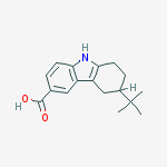 Structure of 3-tert-Butyl-2,3,4,9-tetrahydro-1H-carbazole-6-carboxylic acid