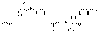 Structure of Pigment Yellow 127