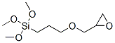 Structure of trimethoxy[3-(oxiranylmethoxy)propyl]-silan hydrolyzed