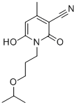 Structure of 3-Cyano-6-hydroxy-N-(3-isopropoxypropyl)-4-methyl-2-pyridone