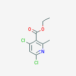 Structure of 4,6-DICHLORO-2-METHYL-NICOTINIC ACID ETHYL ESTER