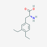 Structure of 3,4-Diethyl-D-phenylalanine