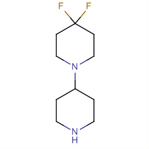 Structure of 1,4'-Bipiperidine, 4,4-difluoro-