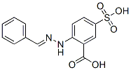 Structure of 2-(2-Benzylidenehydrazino)-5-sulfobenzoic acid