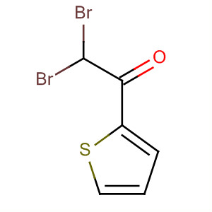 Structure of Ethanone, 2,2-dibromo-1-(2-thienyl)-