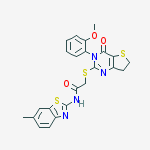 Chemical structure of 