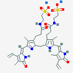 Structure of DITAUROBILIRUBIN DISODIUM SALT