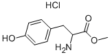 Structure of DL-TYROSINE METHYL ESTER HCL