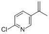 Structure of PYRIDINE, 2-CHLORO-5-(1-METHYLETHENYL)-
