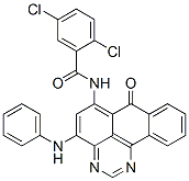 Structure of 2,5-Dichloro-N-(7-oxo-4-phenylamino-7H-benzo[e]perimidin-6-yl)benzamide