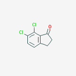 Structure of 6,7-dichloro-2,3-dihydro-1H-inden-1-one