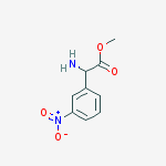 Structure of ALFA-AMINO-3-NITROBENZENEACTIC ACID METHYL ESTER