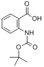 2-(N-叔丁氧羰基氨基)苯甲酸结构式