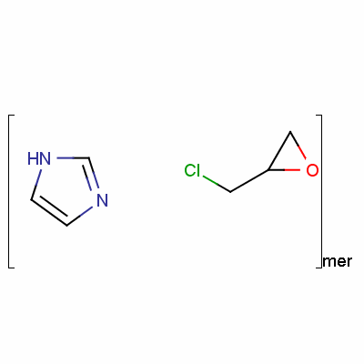 Structure of Imidazole-epichlorohydrin copolymer