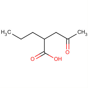 Structure of Pentanoic acid, 4-oxo-2-propyl-