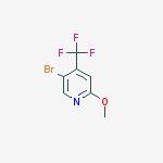 Structure of 5-Bromo-2-methoxy-4-(trifluoromethyl)pyridine
