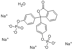 Structure of Phenolphthalein diphosphate tetrasodium salt