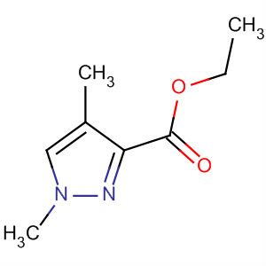 1H-Pyrazole-3-carboxylic acid, 1,4-dimethyl-, ethyl ester结构式