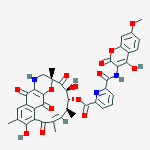 Structure of Rubradirin B