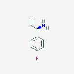 Structure of BENZENEMETHANAMINE, ALPHA-ETHENYL-4-FLUORO-, (ALPHAR)-