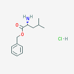 Structure of (R)-Benzyl 2-amino-4-methylpentanoate hydrochloride