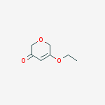 Structure of 2H-PYRAN-3(6H)-ONE,5-ETHOXY-