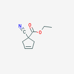 ethyl 1-cyanocyclopent-3-enecarboxylate结构式