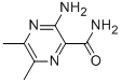 Structure of 3-AMINO-5,6-DIMETHYLPYRAZINE-2-CARBOXAMIDE