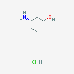 (3S)-3-aminohexan-1-ol,hydrochloride结构式