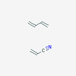 Structure of POLY(BUTADIENE-CO-ACRYLONITRILE), VINYL TERMINATED