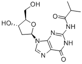 N2-异丁酰-2-脱氧鸟甙结构式