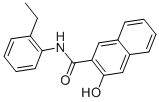 Structure of N-(2-ETHYLPHENYL)-3-HYDROXY-2-NAPHTHALENECARBOXAMIDE