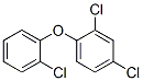 Structure of 2,4-dichloro-1-(2-chlorophenoxy)benzene
