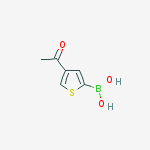 Structure of 4-ACETYL-2-THIENYLBORONIC ACID